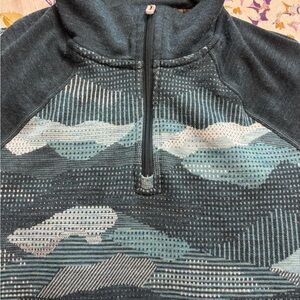 Smartwool Women’s 1/4 Zip Base Layer - Blue Tones